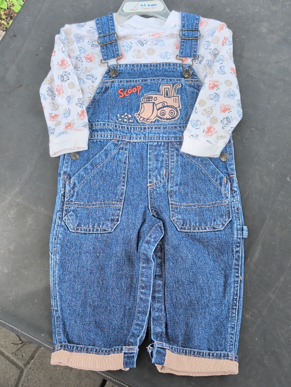 Denim Scoop Tractor Overalls